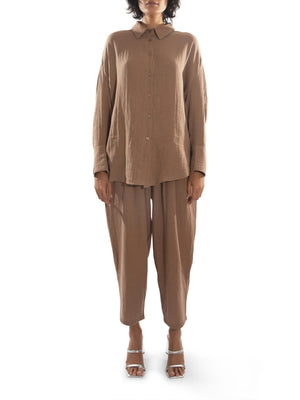 Load image into Gallery viewer, Eco Vibe Brown Shirt