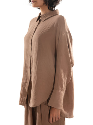 Load image into Gallery viewer, Eco Vibe Brown Shirt