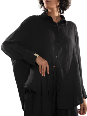 Load image into Gallery viewer, Eco Vibe Black Shirt