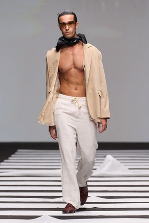 Load image into Gallery viewer, NOTCHED COLLAR BLAZER WITH ATTACHED VEST