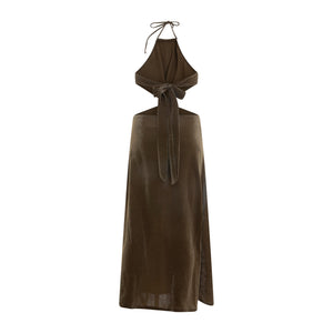 Load image into Gallery viewer, HALTER NECK DRESS