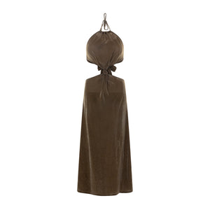 Load image into Gallery viewer, HALTER NECK DRESS