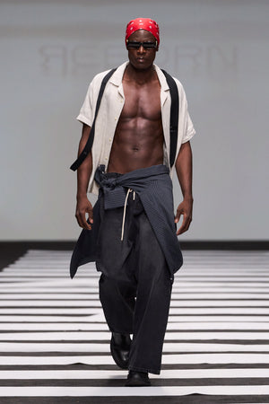 Load image into Gallery viewer, NOTCHED COLLARED TEXTURED SHIRT