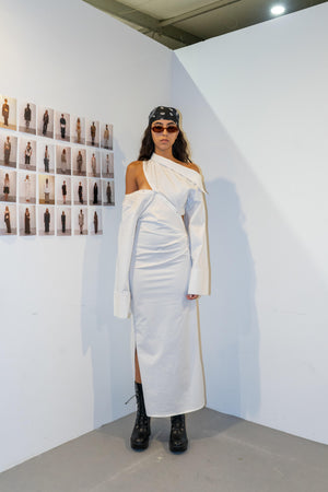 Load image into Gallery viewer, SHIRT DRESS WITH BUTTONS