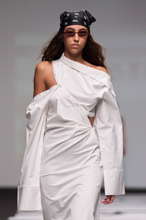 Load image into Gallery viewer, SHIRT DRESS WITH BUTTONS
