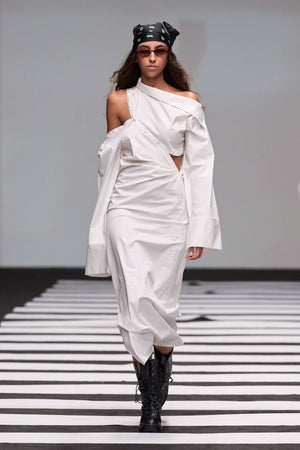 Load image into Gallery viewer, SHIRT DRESS WITH BUTTONS