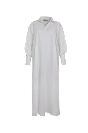 Load image into Gallery viewer, COLLARED LOOSE FIT SHIRT DRESS