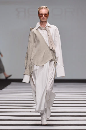 Load image into Gallery viewer, COLLARED LOOSE FIT SHIRT DRESS