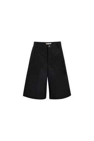 Load image into Gallery viewer, BLACK DENIM SHORTS