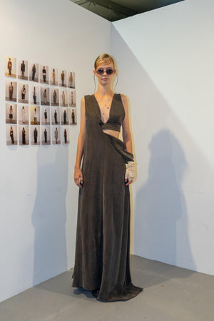 Load image into Gallery viewer, V-NECK DRESS