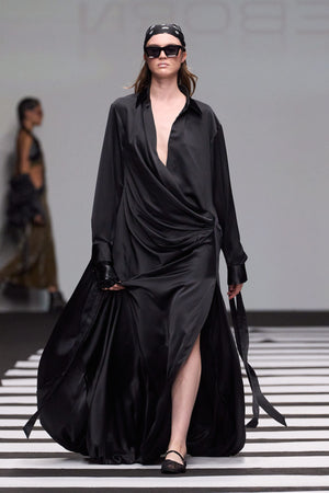Load image into Gallery viewer, WRAP DRESS