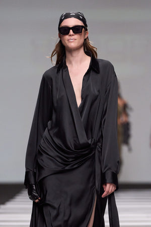 Load image into Gallery viewer, WRAP DRESS