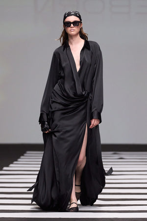Load image into Gallery viewer, WRAP DRESS