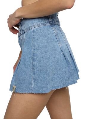 Load image into Gallery viewer, Free Soul Jeans Skirt