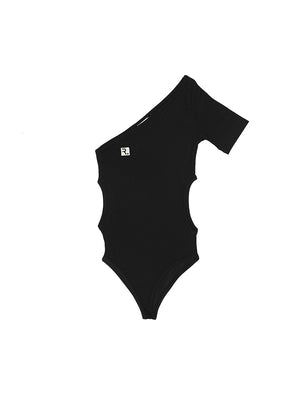 Load image into Gallery viewer, Low Key One Shoulder Body Suit