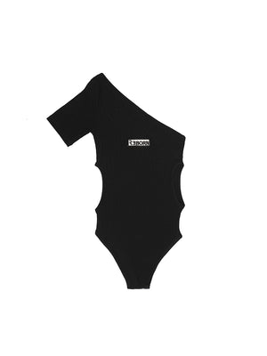 Load image into Gallery viewer, Low Key One Shoulder Body Suit