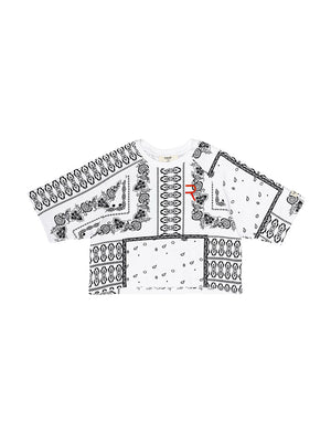 Load image into Gallery viewer, White Bandana Print Lovin T-Shirt