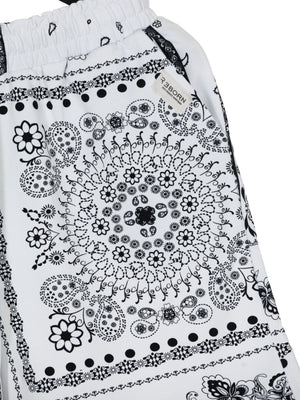Load image into Gallery viewer, White Bandana Print Lovin Shorts