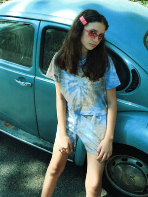 Load image into Gallery viewer, Purple Fuse Tie Dye Shirt