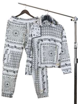 Load image into Gallery viewer, Bandana Print Lovin Hoodie