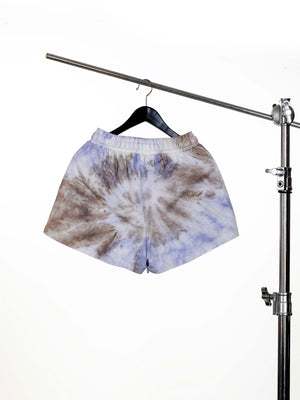 Load image into Gallery viewer, Purple Fuse Tie Dye Shorts