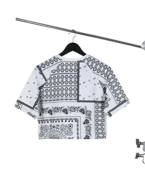 Load image into Gallery viewer, White Bandana Print Lovin T-Shirt