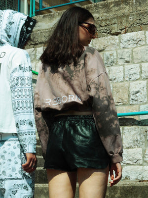 Load image into Gallery viewer, Apocalypse Cropped Hoodie