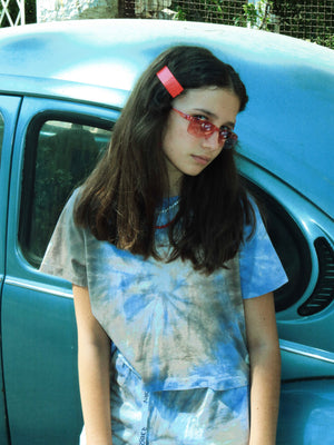 Load image into Gallery viewer, Purple Fuse Tie Dye Shirt