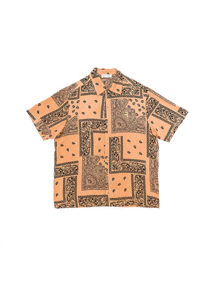 Load image into Gallery viewer, Bronze Hawaiian Bandana Shirt - Unisex