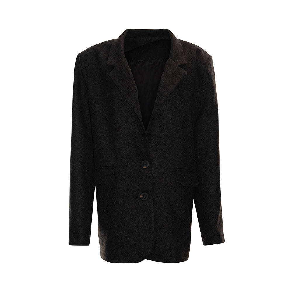 NOTCHED COLLAR CLASSIC BLAZER