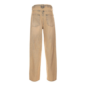 Load image into Gallery viewer, FADED DENIM RELAXED FIT PANTS
