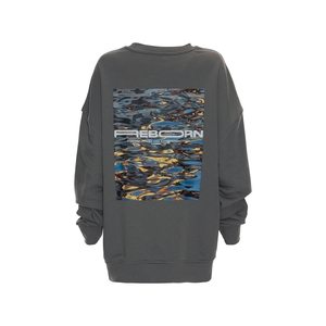 Load image into Gallery viewer, Reborn Classic Logo Sweatshirt with Printed Back
