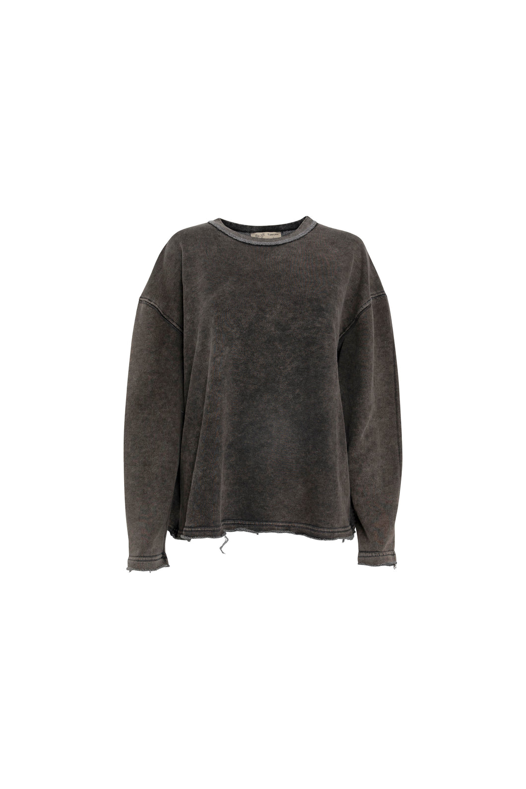 CHARCOAL LONG SLEEVE SWEATER