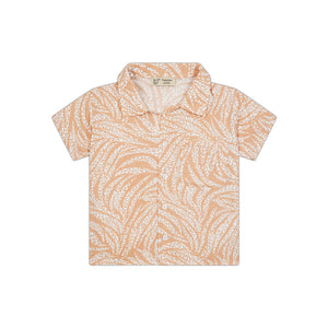 Load image into Gallery viewer, Boy&#39;s buttoned pale salmon shirt
