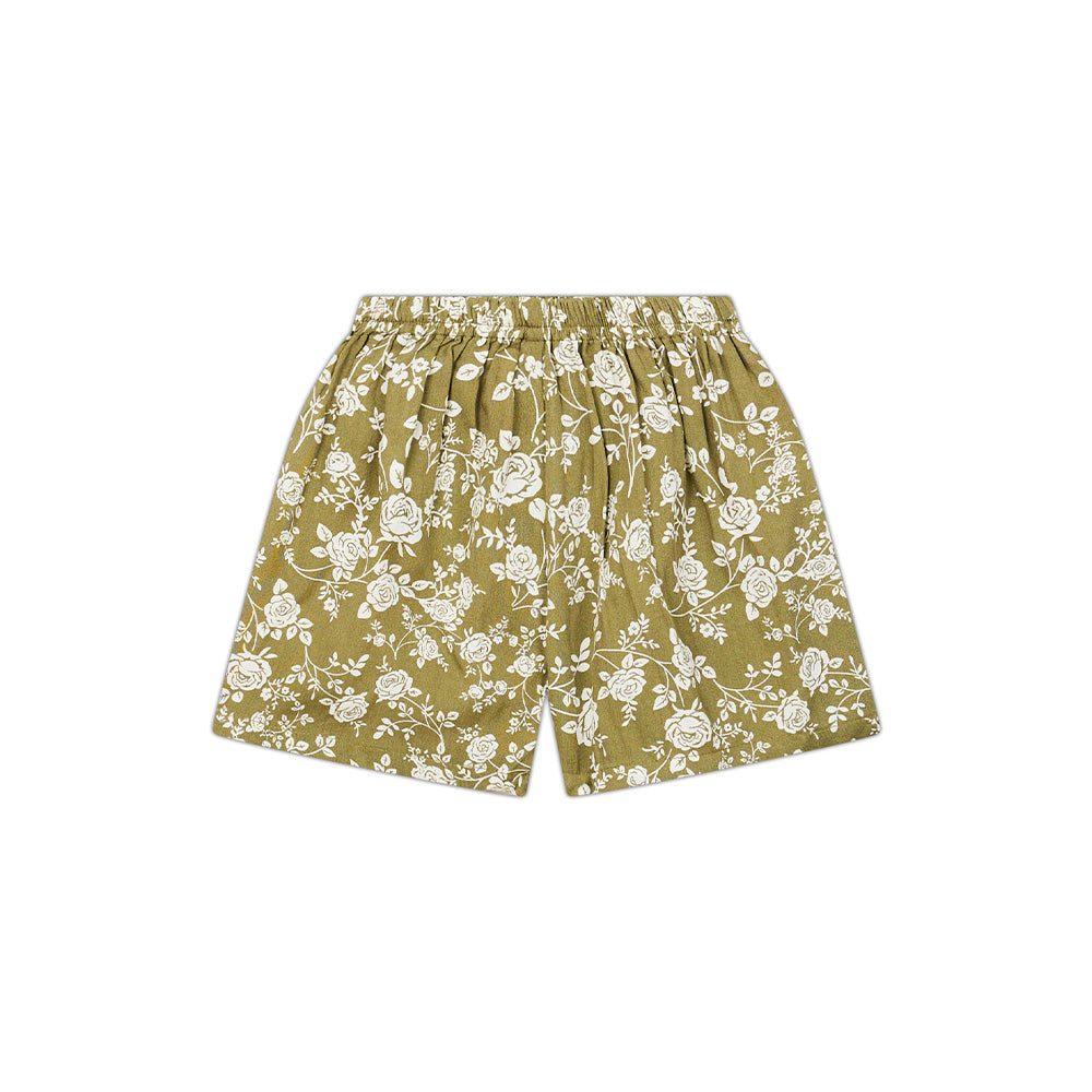 Boy's mustard floral short