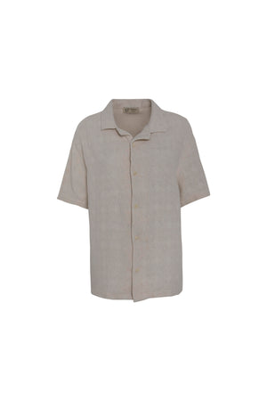 Load image into Gallery viewer, NOTCHED COLLARED TEXTURED SHIRT
