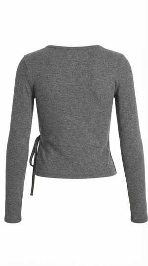 Load image into Gallery viewer, Grey Cardigan Sweater
