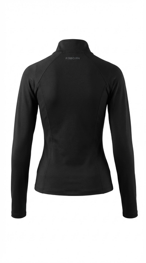 Load image into Gallery viewer, Black Full-Zip Workout Jacket
